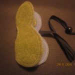 petite trousse necessaire a couture rn feutrine - semie fermé