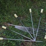 éventail feu après réparation et reméchage