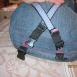 pantasac bourse multiattaches - vue de dos - détaille de attaches